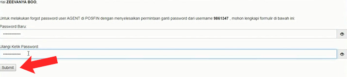 password POSFIN