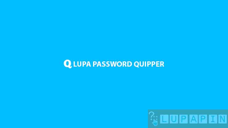 Lupa Password Quipper