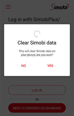 Password SimobiPlus Mobile Banking