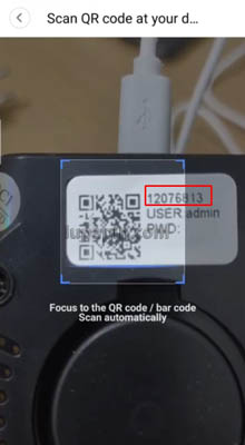 scan barcode