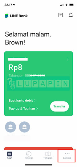 Buka Aplikasi Line Bank