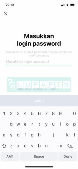 Masukkan Login Password Lama